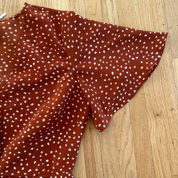 Blu Pepper Fall Polka Dot Midi Dress - Picture 3 of 6